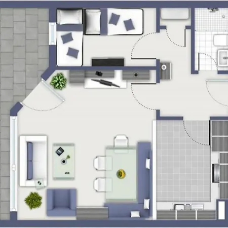 Strandhotel 44 Apartmán