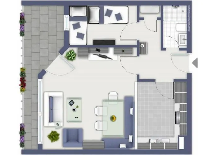 Strandhotel 44 Apartamento *